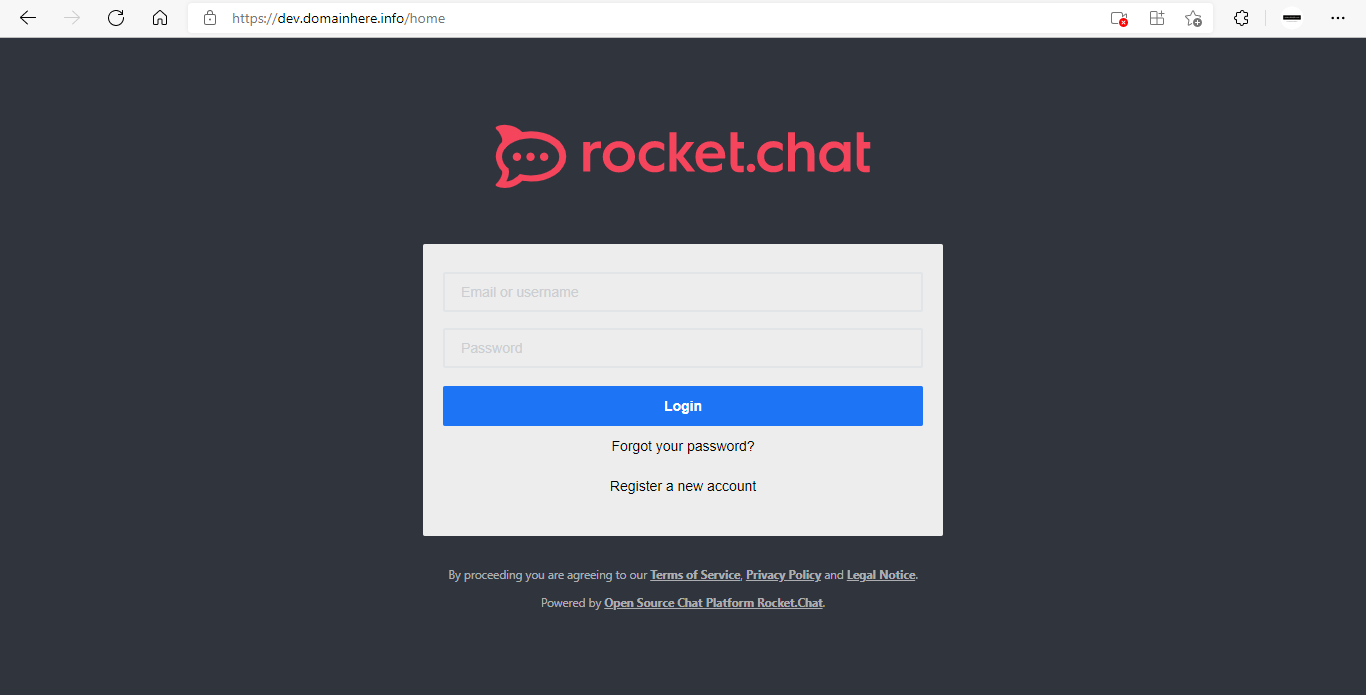 Rocket chat wiki