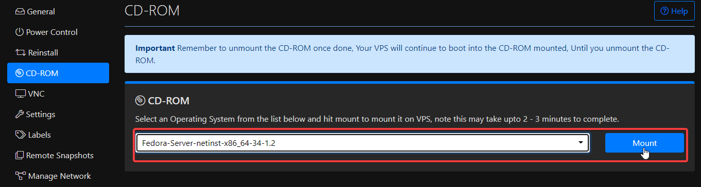 mount iso