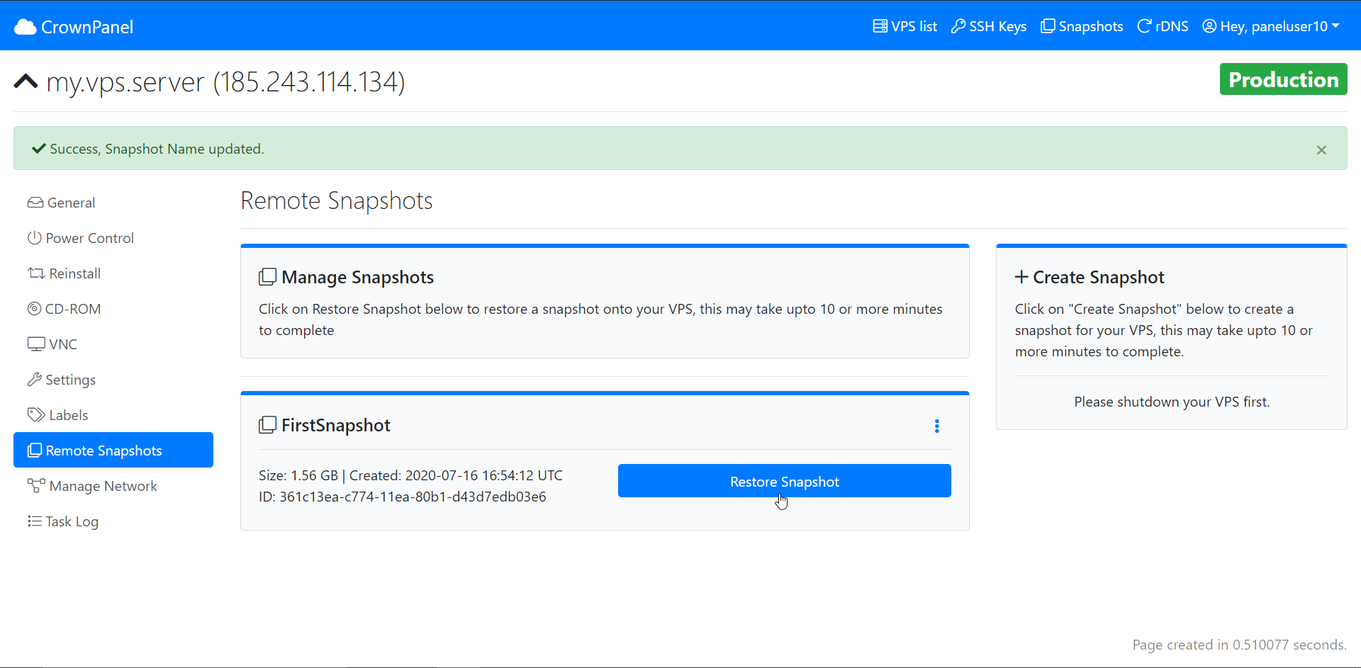 UUID_Example and restore