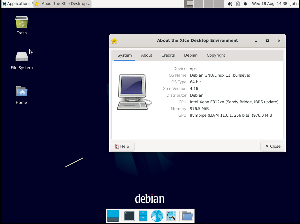 Debian Install Desktop Environment Command Line