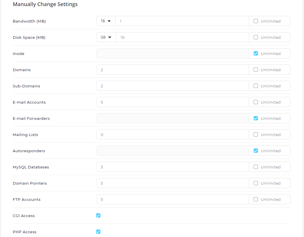 DirectAdmin image