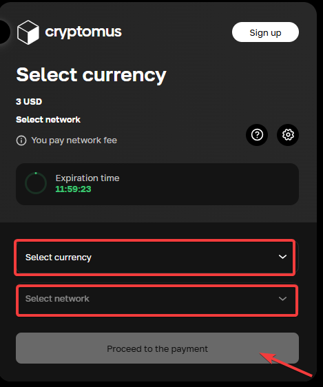 Select CoinPaymnt
