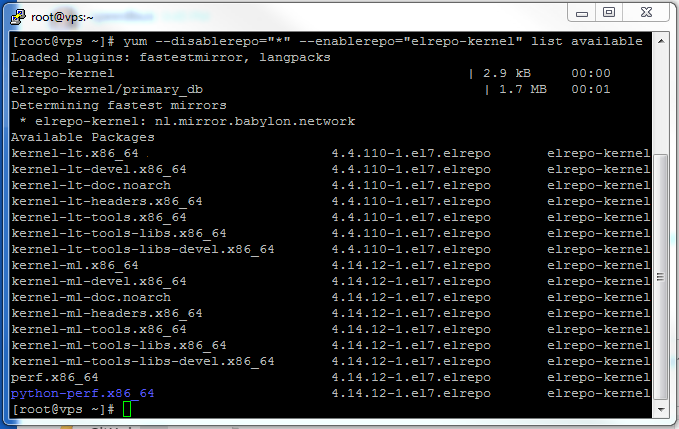 Kernel Packages