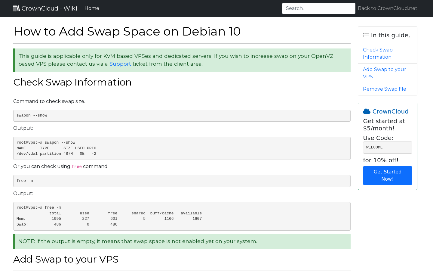 crowncloud-wiki-how-to-add-swap-space-on-debian-10