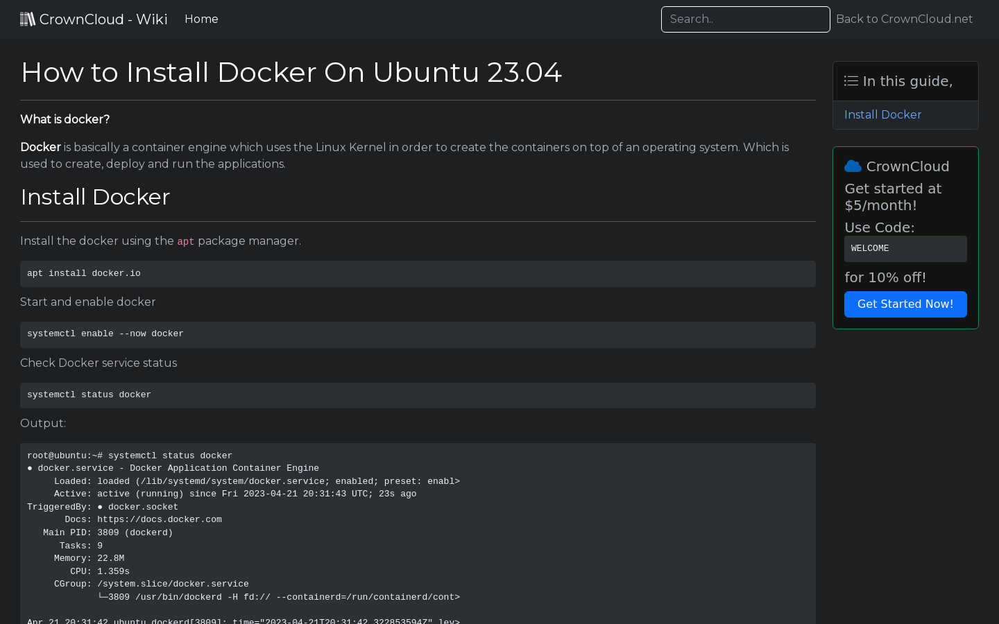 crowncloud-wiki-how-to-install-docker-on-ubuntu-23-04