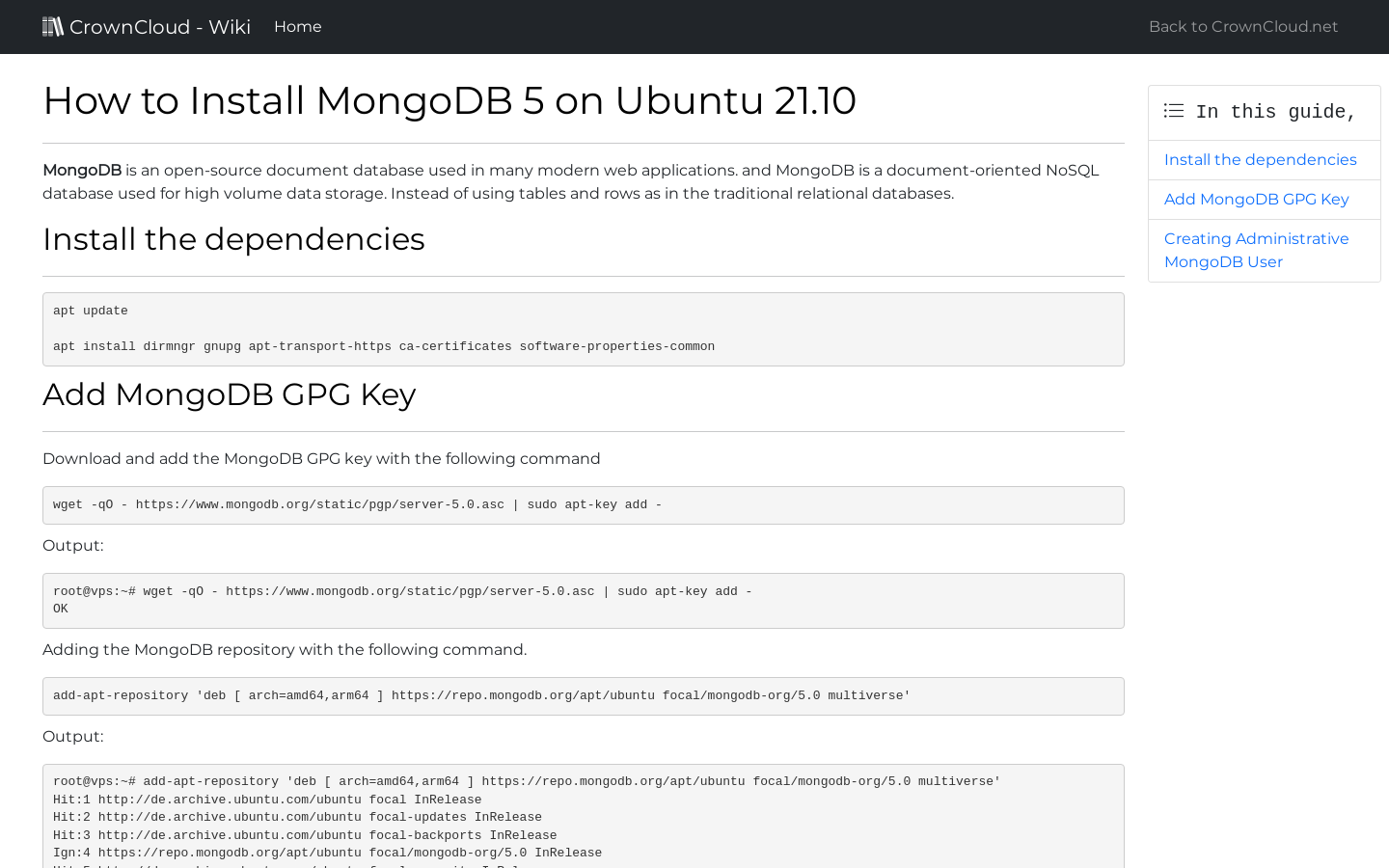 install mongo shell without server