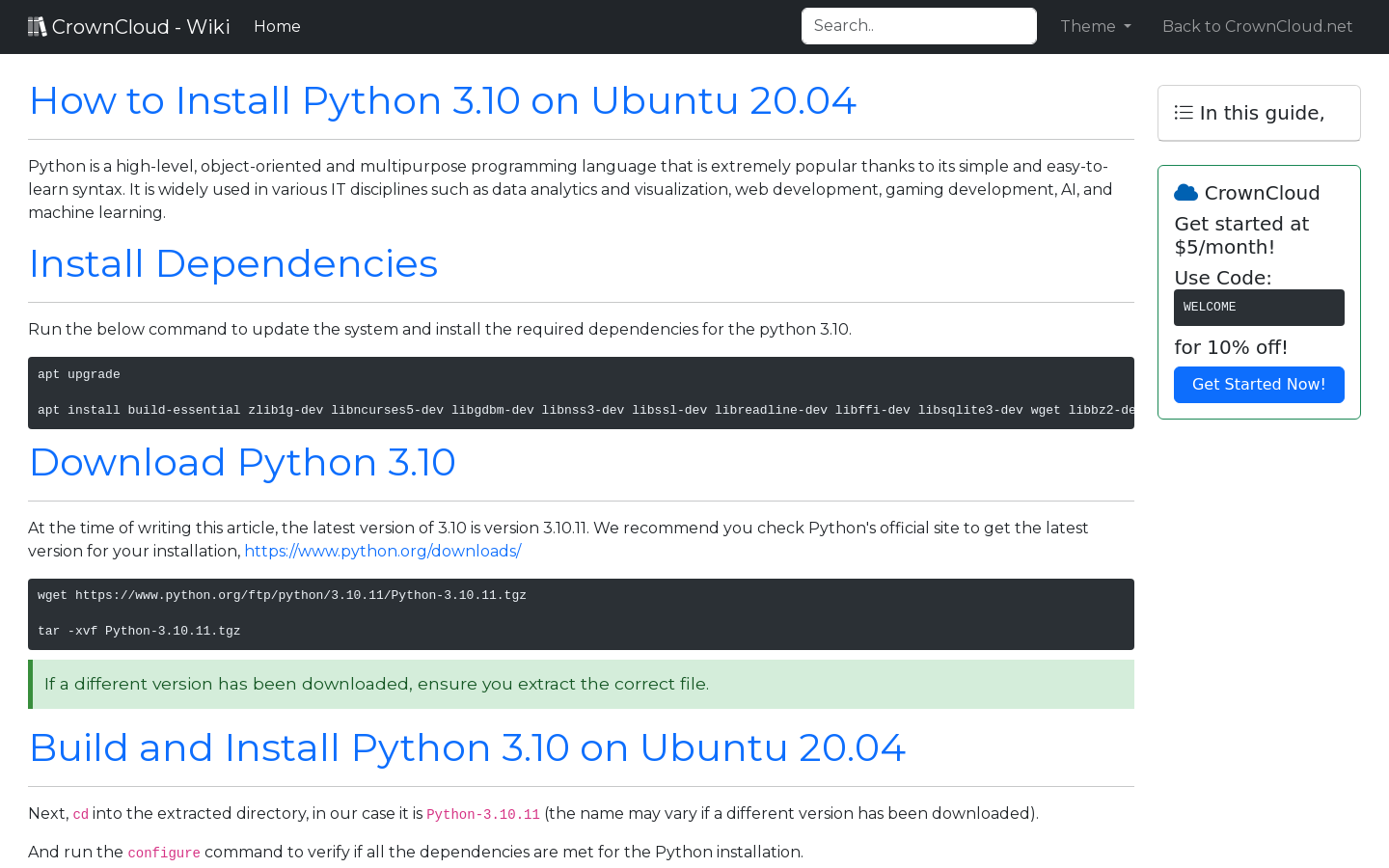 crowncloud-wiki-how-to-install-python-3-10-on-ubuntu-20-04