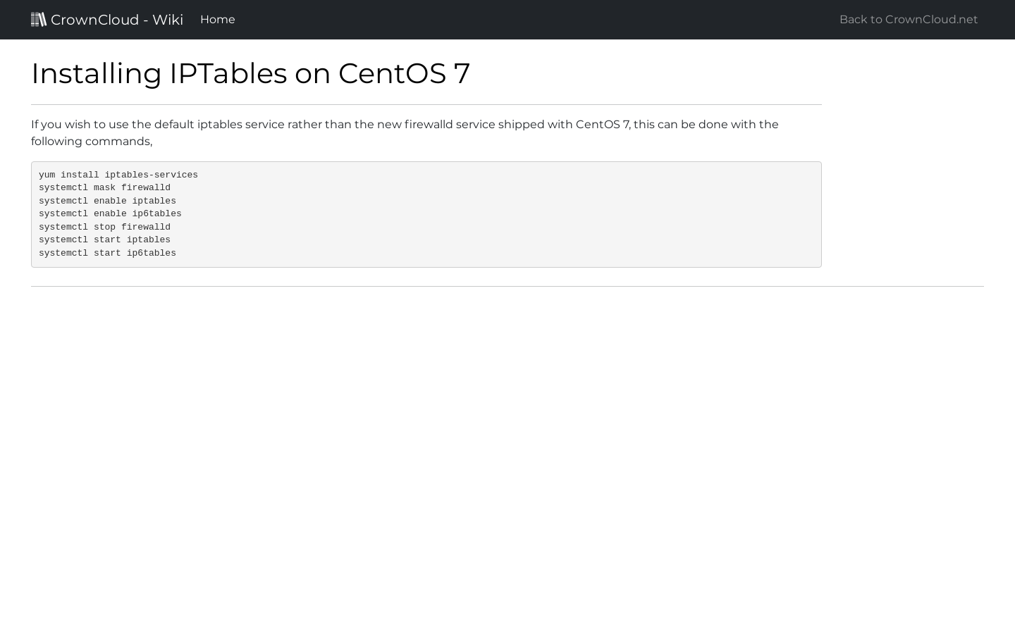 crowncloud-wiki-installing-iptables-on-centos-7