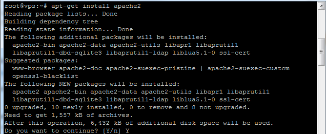 install apache