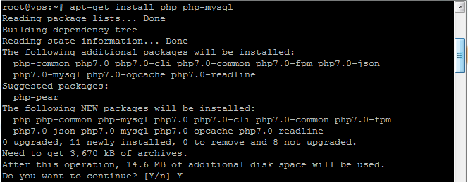 install php